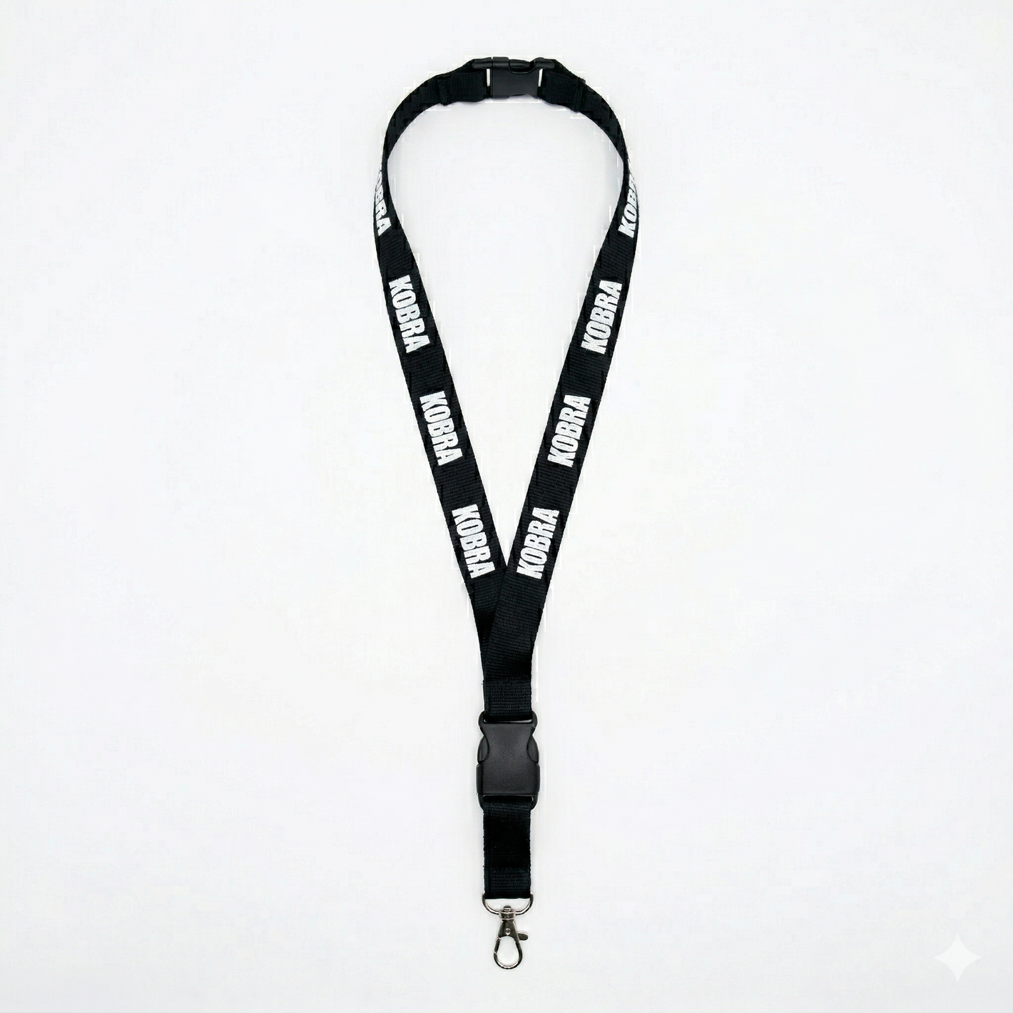 Kobra Lanyard White Logo