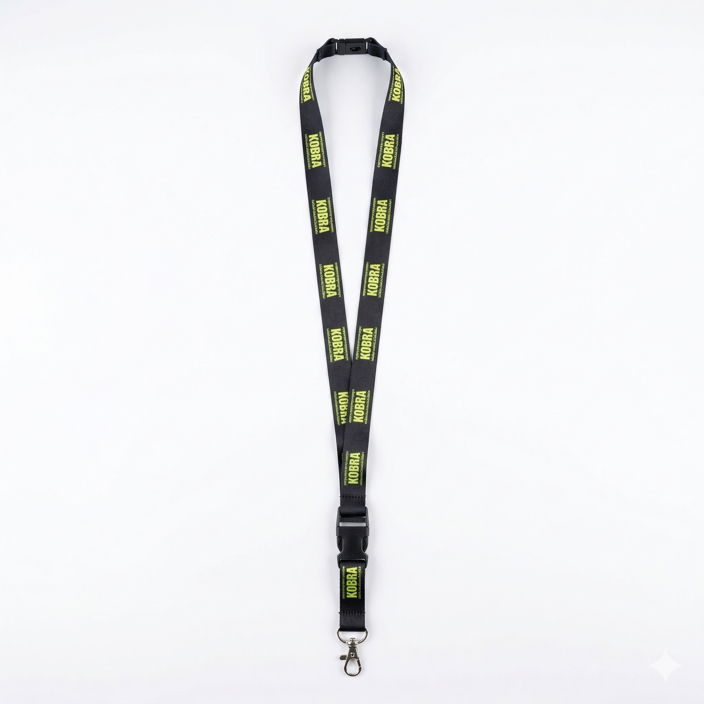 Kobra Lanyard Green Logo