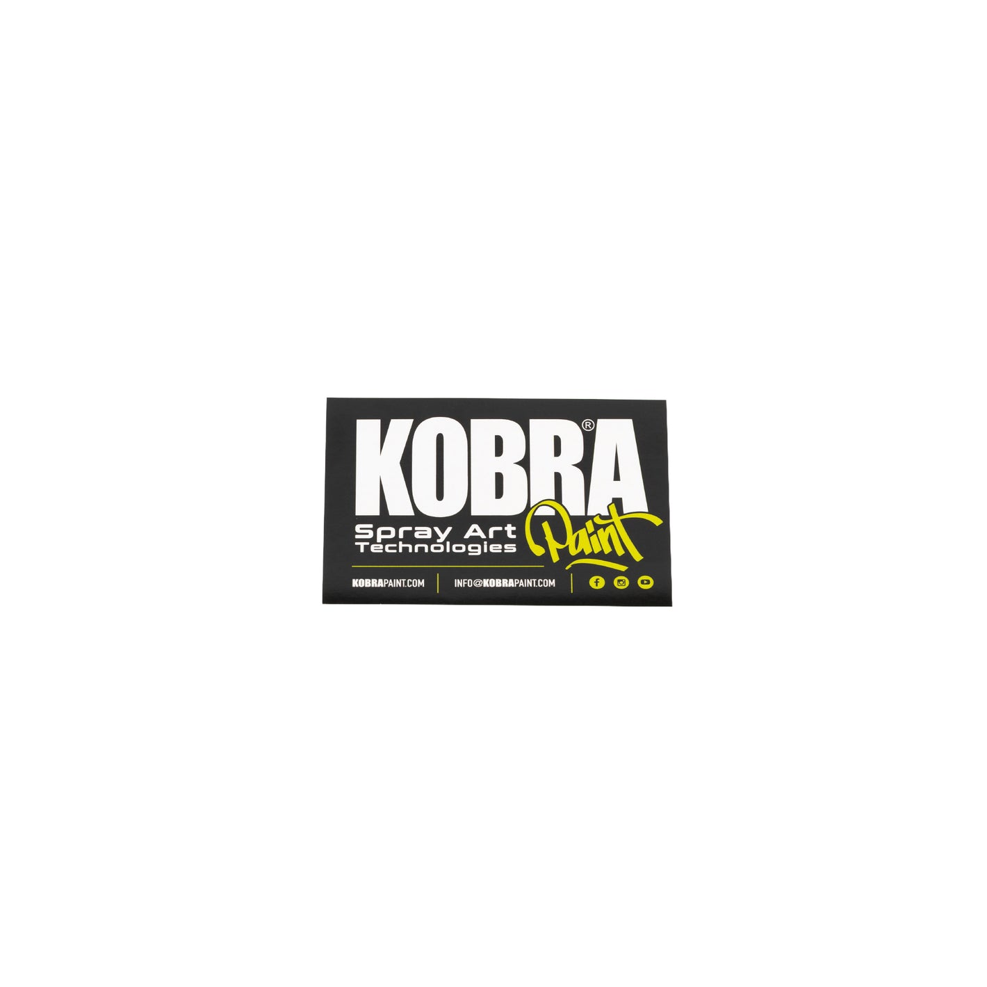 Kobra Paint Sticker Black