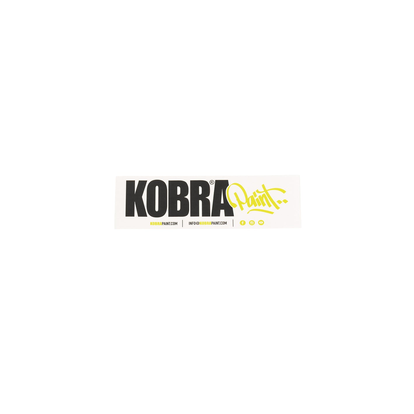 Kobra Paint Sticker White